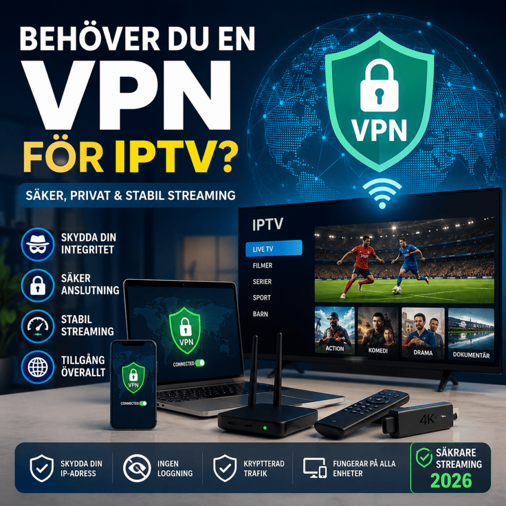 Behöver du en VPN för IPTV