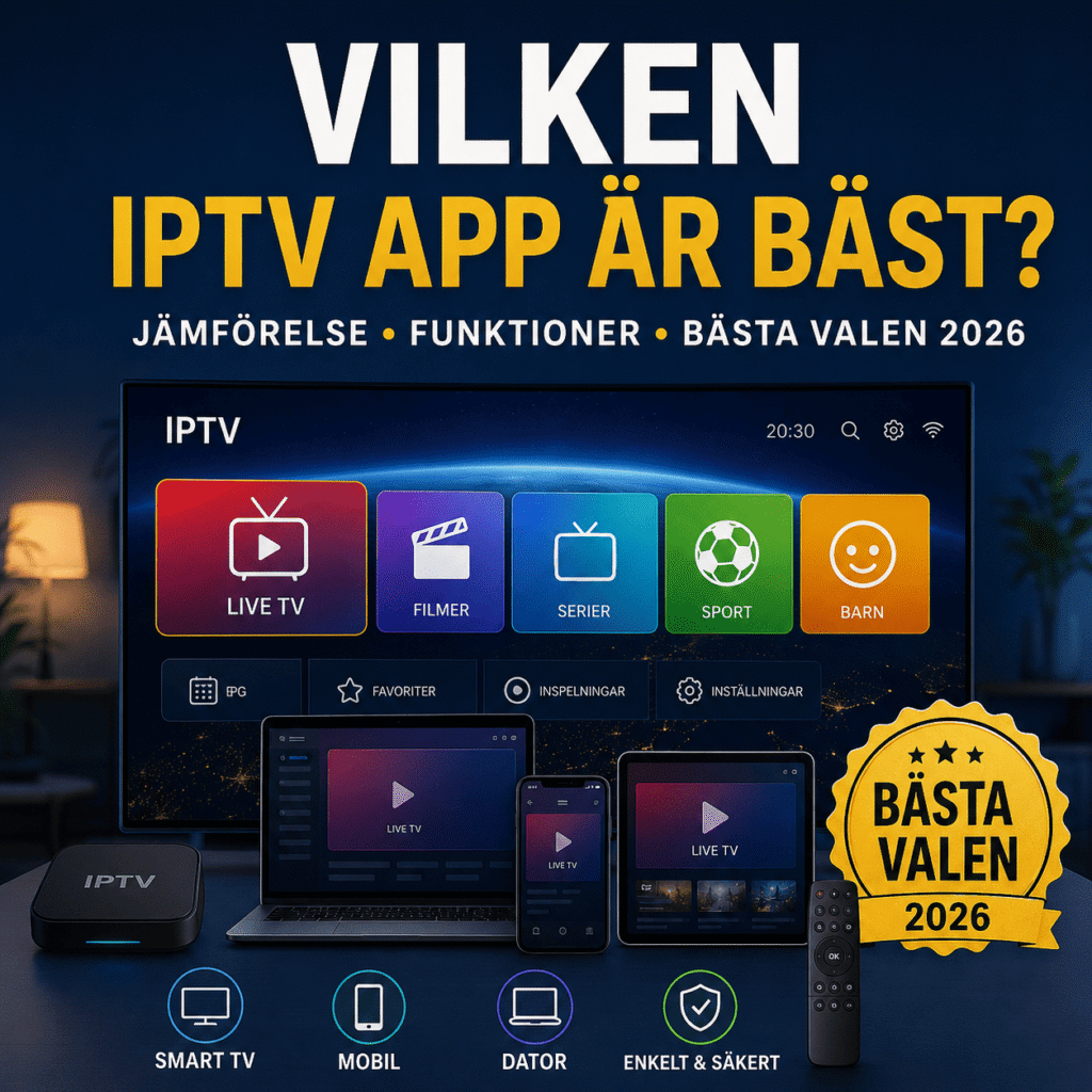 vilken iptv app är bäst